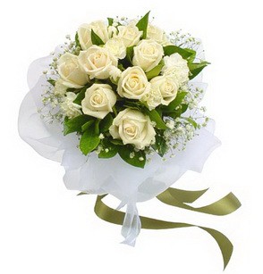  Ankara online çiçekçi , çiçek siparişi  11 adet benbeyaz güllerden buket