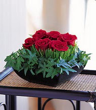  Ankara çiçek siparişi sitesi  10 adet kare mika yada cam vazoda gül tanzim