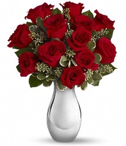  Ankara çiçek siparişi vermek   vazo içerisinde 11 adet kırmızı gül tanzimi