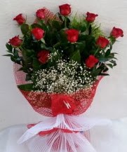 11 adet kırmızı gülden görsel çiçek  Ankara çiçek satışı 