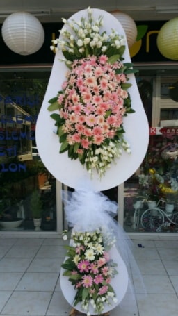 Çift katlı özel şahane sepet çiçeği  Ankara çiçekçi telefonları 