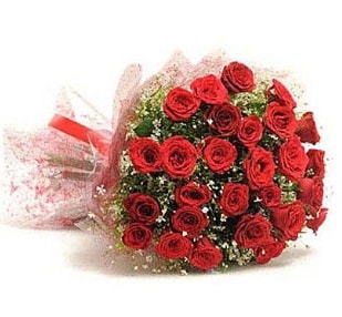 27 Adet kırmızı gül buketi  Ankara ucuz çiçek gönder 